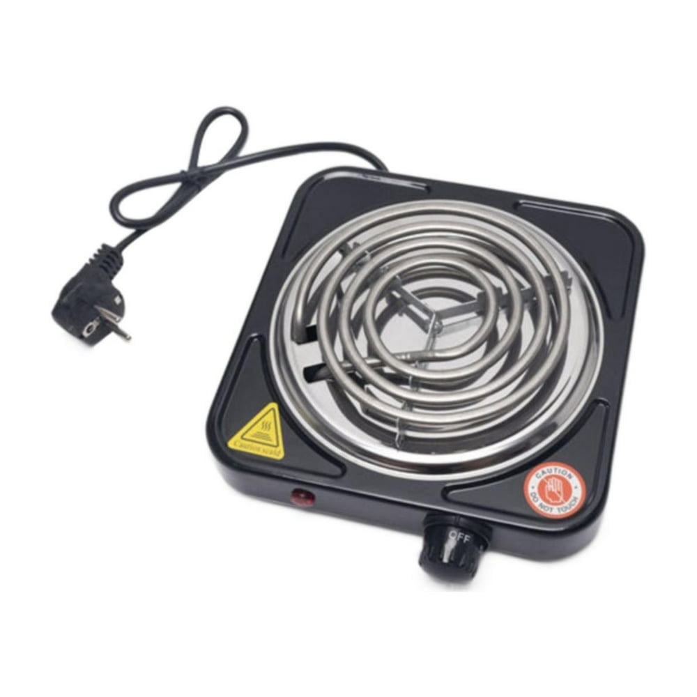 HLONK Electric Single Burner Cooktop – Compact & Portable Hot Plate with Adjustable Temperature 1000W Stainless Steel