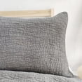 thumbnail image 4 of Gouchee Home Carson King Quilt Set – 3-Piece Grey Bedding Set, Stone-Washed Cotton with Wave Stitch Pattern, Soft All-Season Bedspread with Plush Fill & Matching Pillow Shams, 4 of 9