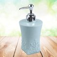 thumbnail image 4 of EeaseCA 400ML Round Carved Refillable Empty Plastic Pressing Container Bottles Cream Lotion Dispenser for Shower Gel Hand Washer DIY, 4 of 9