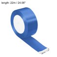 thumbnail image 2 of Unique Bargains 1.5 Inch Wide 24 Yards Satin Ribbon, Double Face Solid Crafts Roll for Party Home DIY Wrapping Decoration, Light Blue, 2 of 6