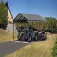 thumbnail image 5 of Arrow Carport 20 ft. x 24 ft. x 9 ft. Charcoal, 5 of 5