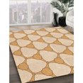 thumbnail image 3 of Ahgly Company Machine Washable Indoor Square Transitional Golden Blonde Gold Area Rugs, 4' Square, 3 of 7