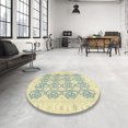 thumbnail image 3 of Ahgly Company Indoor Rectangle Abstract Sage Green Oriental Area Rugs, 5' x 8', 3 of 6