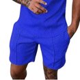 thumbnail image 2 of TopLLC Mens Shorts, Men pants Men's Cotton Elastic Drawstring Color Sports Pocket Shorts, 2 of 6