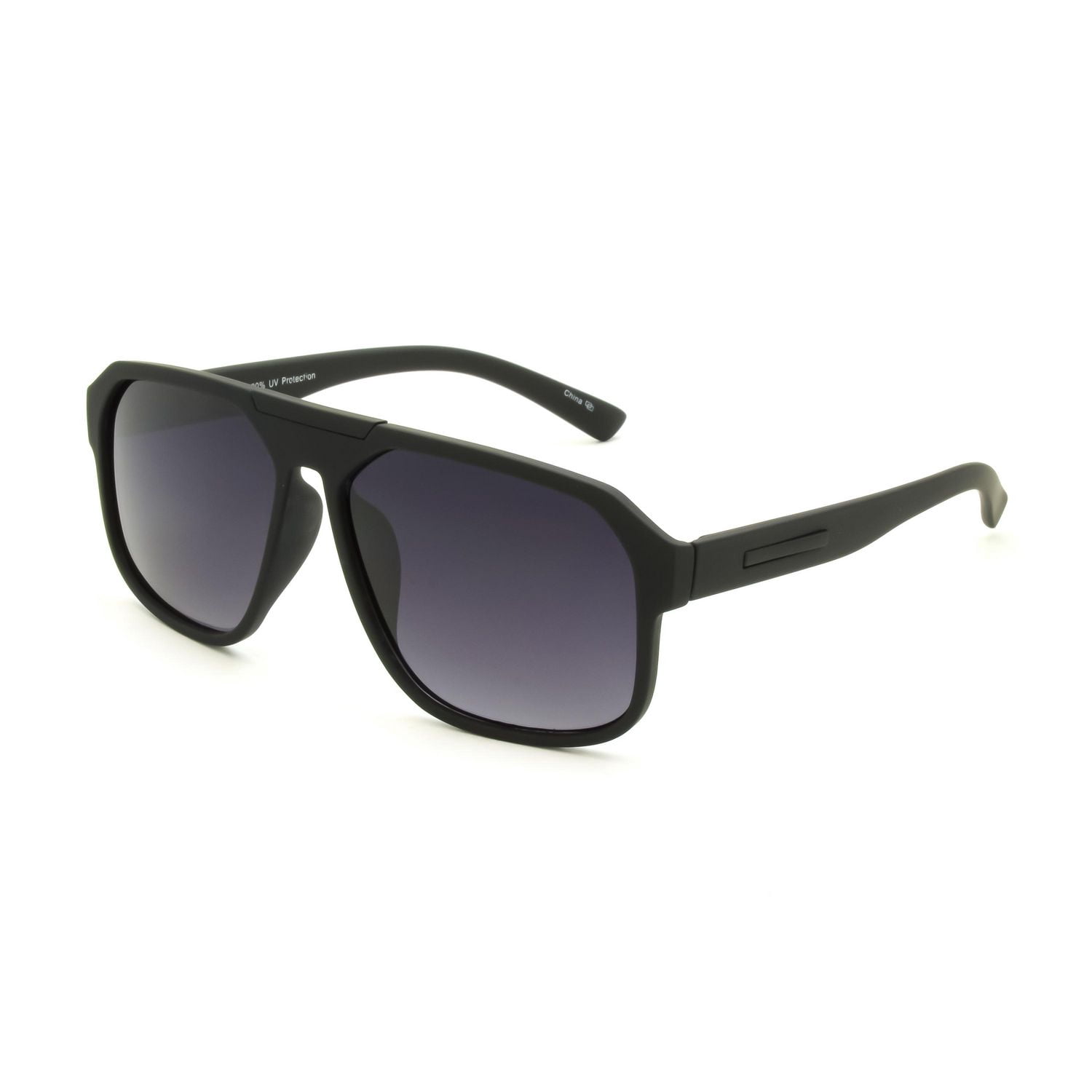 Lunettes de soleil polarisées George homme noires carrées
