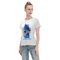 thumbnail image 4 of T-Shirt Basique à Manches Courtes pour Femmes Super Saiyan, 4 of 6