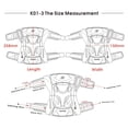 thumbnail image 2 of 2x Motorcycle Knee Pads K01-3 Knee Knee Pads Adults Adjustable Impact for Motocross Racing Reflective Dark Blue, 2 of 9