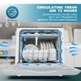 thumbnail image 2 of Portable Countertop Dishwasher, 5 Washing Programs, 2 of 6