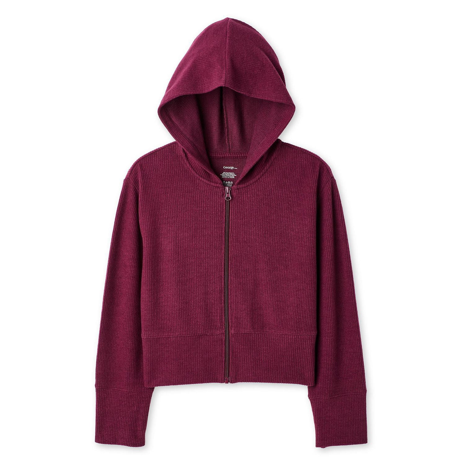 George Girls' Full Zip Hoodie