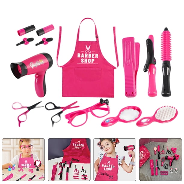 Kit Coiffure 36 Pièces – Salon De Beauté Enfant – Jeu De Rôle Coiffeur – Dès 3 Ans
