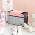 thumbnail image 4 of HONMEET 1Pack Diaper Bag for Baby Girl Pink Stripe Oxford Cloth for Daily Use, 4 of 5