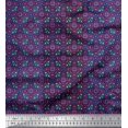 thumbnail image 1 of Soimoi Cotton Poplin Fabric Stripe & Moroccan Kaleidoscope Decor Fabric Printed Yard 42 Inch Wide, 1 of 3