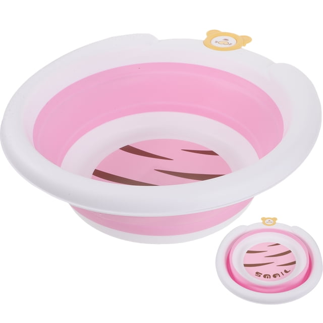 Bassine Réutilisable Portable pour Lavage du Visage Bassine Multifonctionnelle pour la Maison (Style Aléatoire)