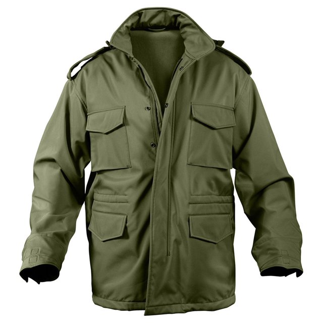 Rothco Soft Shell Tactical M-65 Field Jacket - Olive Drab, Small