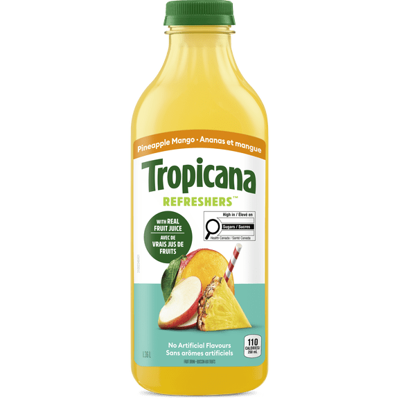 Tropicana Pineapple Mango Fruit Beverage, 1.36L