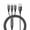 Black, variant on 3 in 1 Fast USB Charging Cable Nylon Braided Universal for Cell Phones