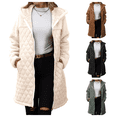 thumbnail image 1 of LOVZFMLL Jackets for Women Ladies' Trendy Solid Color Zipper Hooded Loose Medium Long Plush Jacket, 1 of 7