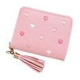 thumbnail image 1 of Cartoon PU Leather Cosmetic Pouch Wallet for Girls Kids Mini Card Holder, 1 of 5