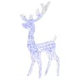 thumbnail image 5 of vidaXL Acrylic Reindeer Christmas Decorations 2 pcs 120 cm Blue, 5 of 5