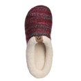 thumbnail image 2 of roxoni  Fuax Wool Women Sweater Memory Foam Slip On Slippers Large/8.5-9 BM US, Wine, 2 of 5