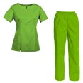thumbnail image 1 of Women's Scrubs Set Scrub Top and Pants Scrubs Set, 1 of 3