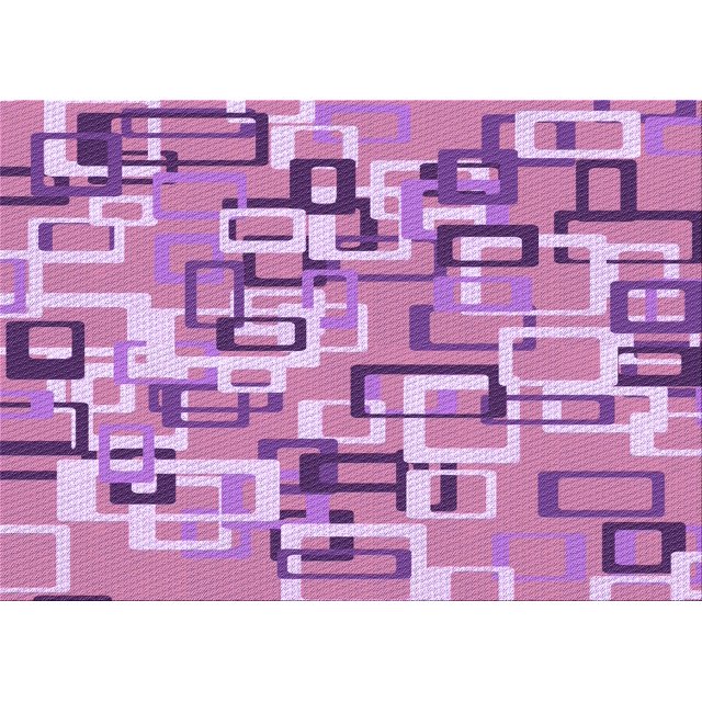 Ahgly Tapis Rectangulaire Lavable en Machine Intérieur Transitionnel Orchidée Violet, 8 Pieds x 10 Pieds