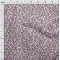 thumbnail image 4 of oneOone Rayon Pink Fabric Floral Craft Projects Decor Fabric Printed By The Yard 56 Inch Wide, 4 of 5