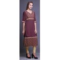 thumbnail image 3 of Bimba Tuniques Droites pour Femmes Kurta Imprimée Tenue d'Été Kurti pour Dames, 3 of 5