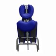 thumbnail image 2 of Ataraxia Deluxe Portable Folding Massage Chair w/Carry Case & Strap - Blue, 2 of 2