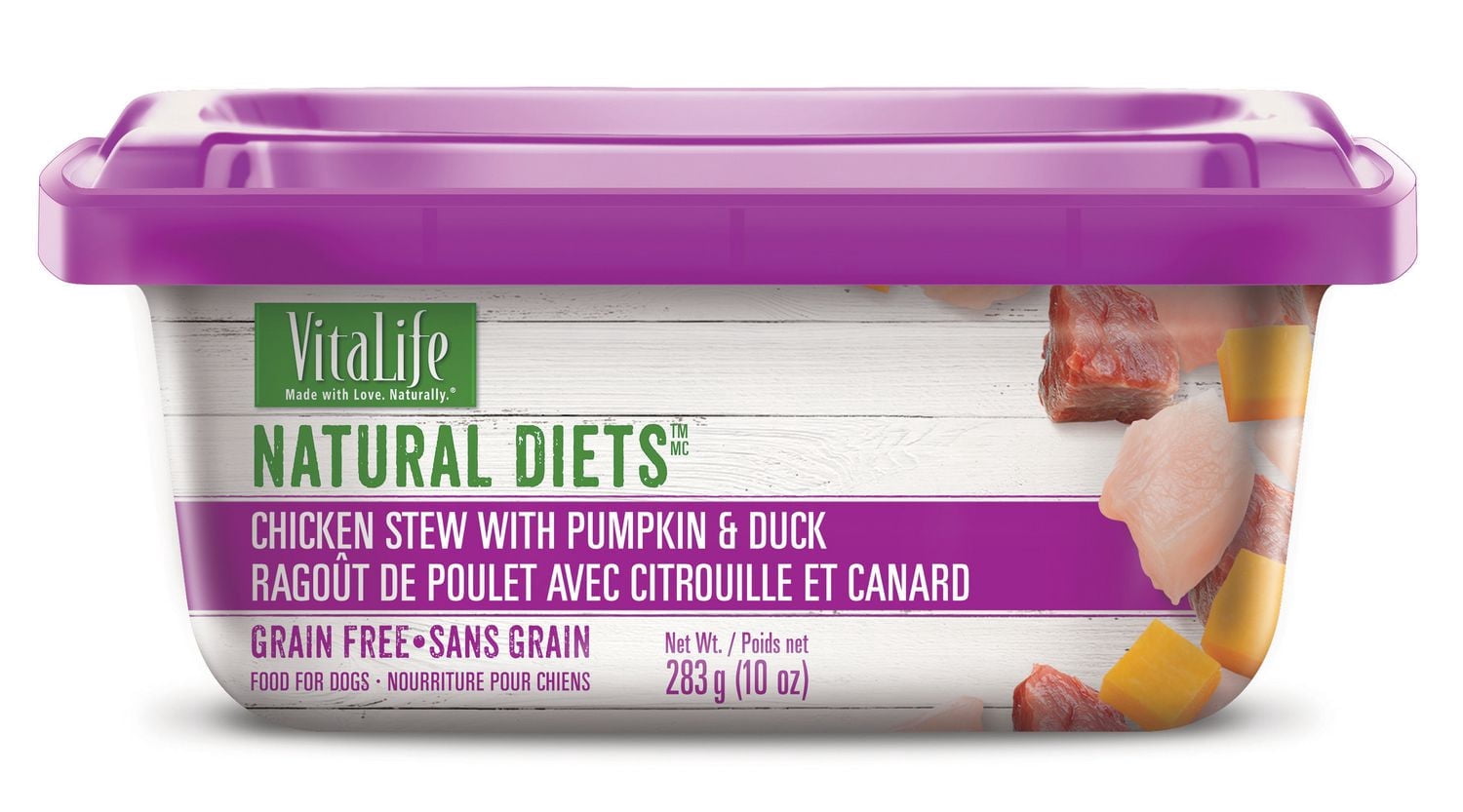 VitaLife Natural Diets Dog Food Chicken Stew with Pumpkin & Duck
