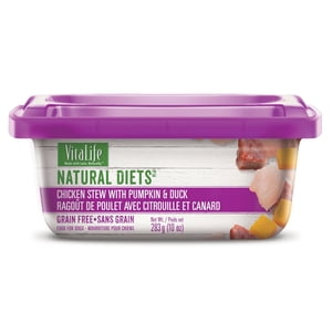 VitaLife Natural Diets Dog Food Chicken Stew with Pumpkin & Duck