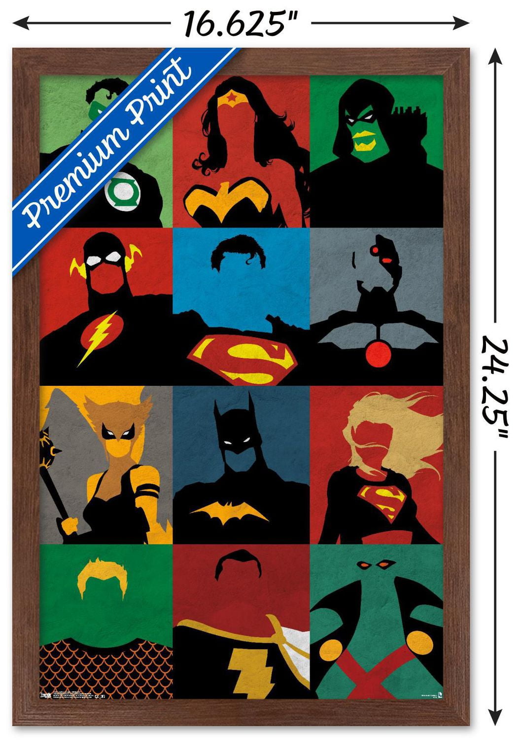 DC Comics - Justice League - Minimalist Wall Poster, 22.375" x 34"