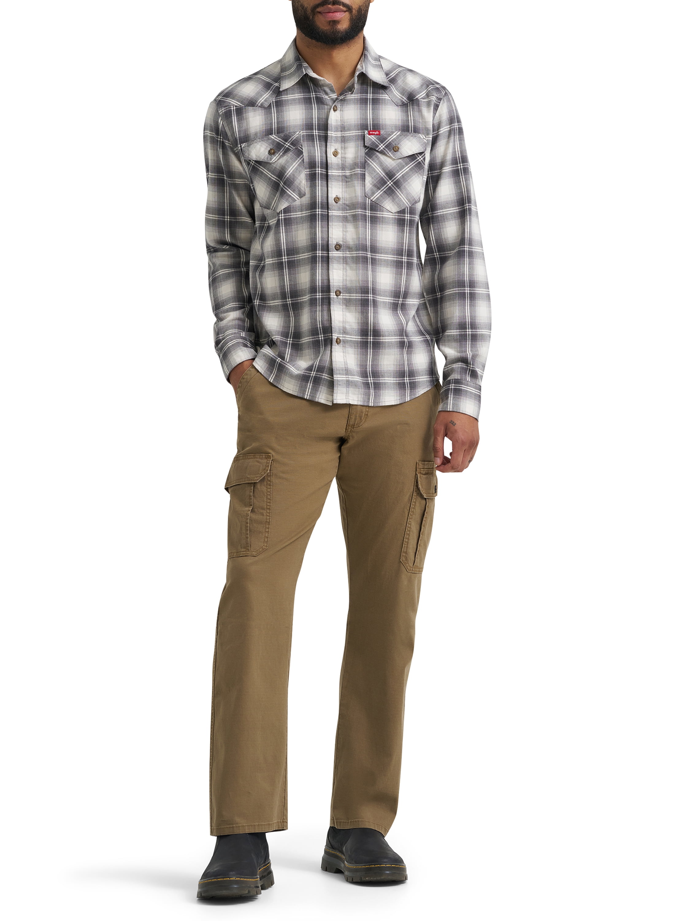 Pantalon cargo en sergé pour hommes Wrangler