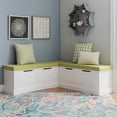 thumbnail image 2 of Linon Ensemble de 5 Coussins/oreillers en Polyester pour Coin Troyin, Vert Pomme, 2 of 14