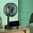 thumbnail image 4 of TopLLC Portable Fan Stretchable Fan, Fan Portable, 3 Speeds Desktop Table Fan, Plug In Power Fan, Rotation Strong Wind, Quiet Small Fan For Home Desktop Office Strong Airflow Cooling Fan, 4 of 6