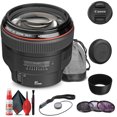 thumbnail image 1 of Canon EF 85mm F/1.2L II USM Objectif (1056B002) + Trousse de Filtres + Capuchon de Protection + Plus (Modèle International), 1 of 7