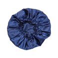 thumbnail image 1 of Bonnet pour Femmes en Satin Bonnet Bonnet de Sommeil Protection des Cheveux Bonnet de Sommeil pour Bleu, 1 of 9