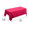 thumbnail image 3 of sdhkgrrt under $5 Disposable Tablecloth, Large Plastic Rectangle Table Cover,137x183cm Disposable Tablecloth,Wipe Clean Party Tablecloth Covers,Heavy Duty Plastic Table Protection, 3 of 7