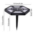 thumbnail image 3 of Dvkptbk Solar Light Ground Lights Outdoor with 12 LED Lights Source Automatic Induction-Outdoor Lights Garden Lights for Pathways Garden Yard Patio Lawns Lighting & Ceiling, 3 of 7