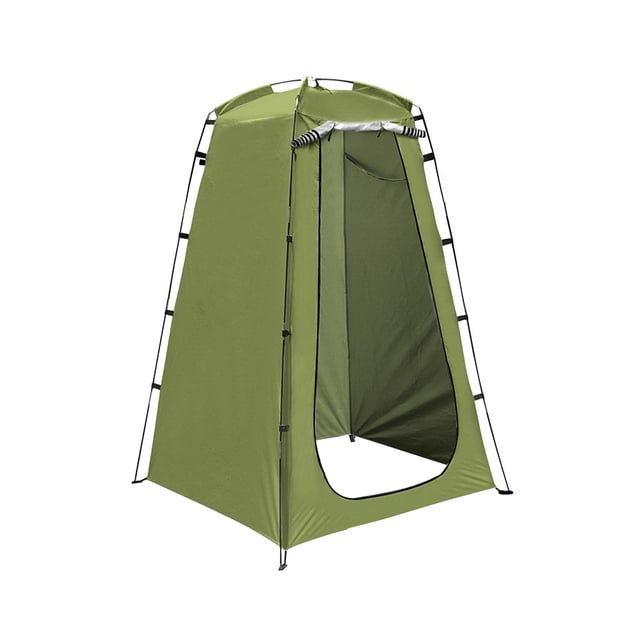 Almencla Privacy Tent Easy Setup Waterproof Shelter Toilet Tent for Hiking RV Camping Green