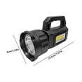 thumbnail image 3 of Xihbxyly Flashlight, Rechargeable Flashlights High Lumens Flash Light Lumens Brightest Flashlight Super Bright LED Flashlight Handheld Flashlights for Home Camping, 3 of 7