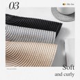 thumbnail image 3 of mmirethe Round Shape Placemat Scandinavian Style Coasters Woven Place Mats Kitchen Gadgets Home Hotel Restaurant Dining Table Supplies Silver, 3 of 8