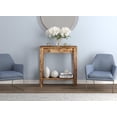 thumbnail image 4 of Safdie & Co. Table Console 31L Bois Brun Récupéré 1 Étagère, 4 of 4