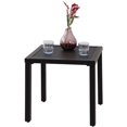 thumbnail image 1 of MF Studio Petite Table d'Appoint/de Bout Carrée en Métal pour Intérieur et Extérieur, Table Bistro de Patio, Noir, 1 of 6