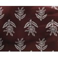 thumbnail image 4 of oneOone Georgette Viscose Fabric Leaves & Floral Block Decor Fabric Printed BTY 42 Inch Wide, 4 of 5