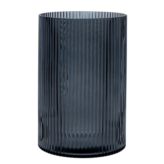 Better Homes and Gardens Home Glass Hurricane Pillar Candle HOlder Large Smoke