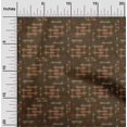 thumbnail image 1 of oneOone Polyester Lycra Fabric Geometric Kasuri Print Sewing Fabric BTY 56 Inch Wide, 1 of 4