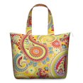 thumbnail image 1 of Ethnic Paisley Ornament Weekender Bohemian Chic Travel Duffel with Artistic Floral Pattern, Vintage Mala Inspired Design, 1 of 5
