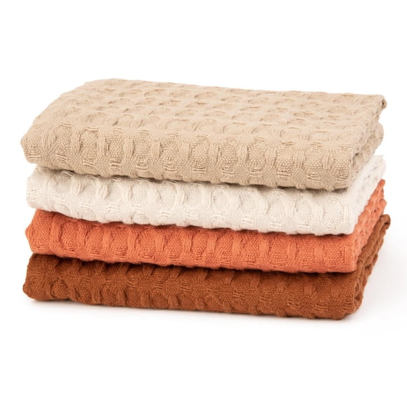 CHIFFONS GAUFRÉS – BEIGE 4 PIÈCES