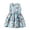 Light Blue, variant on LOVZFMLL Girl's Sleeveless Printed Dress Fashionable And Cute Princess Dress Breathable Gentle And Comfortable Dress